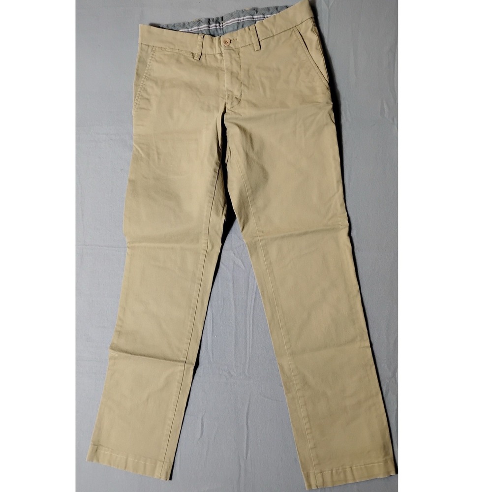 BALLIN ATWATER Modern Fit Khaki Chino Pants Mens W30 Style‎ M793W3001